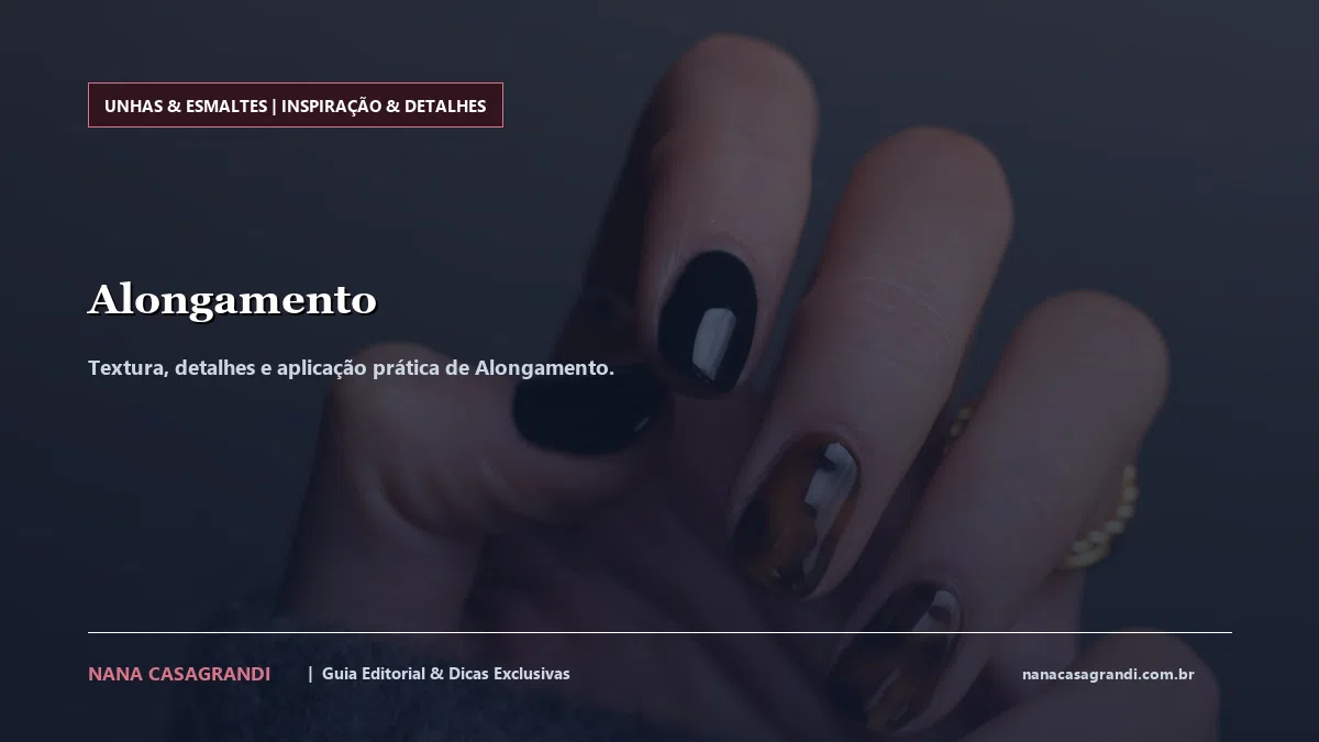 Detalhes de textura e aplicação do Alongamento