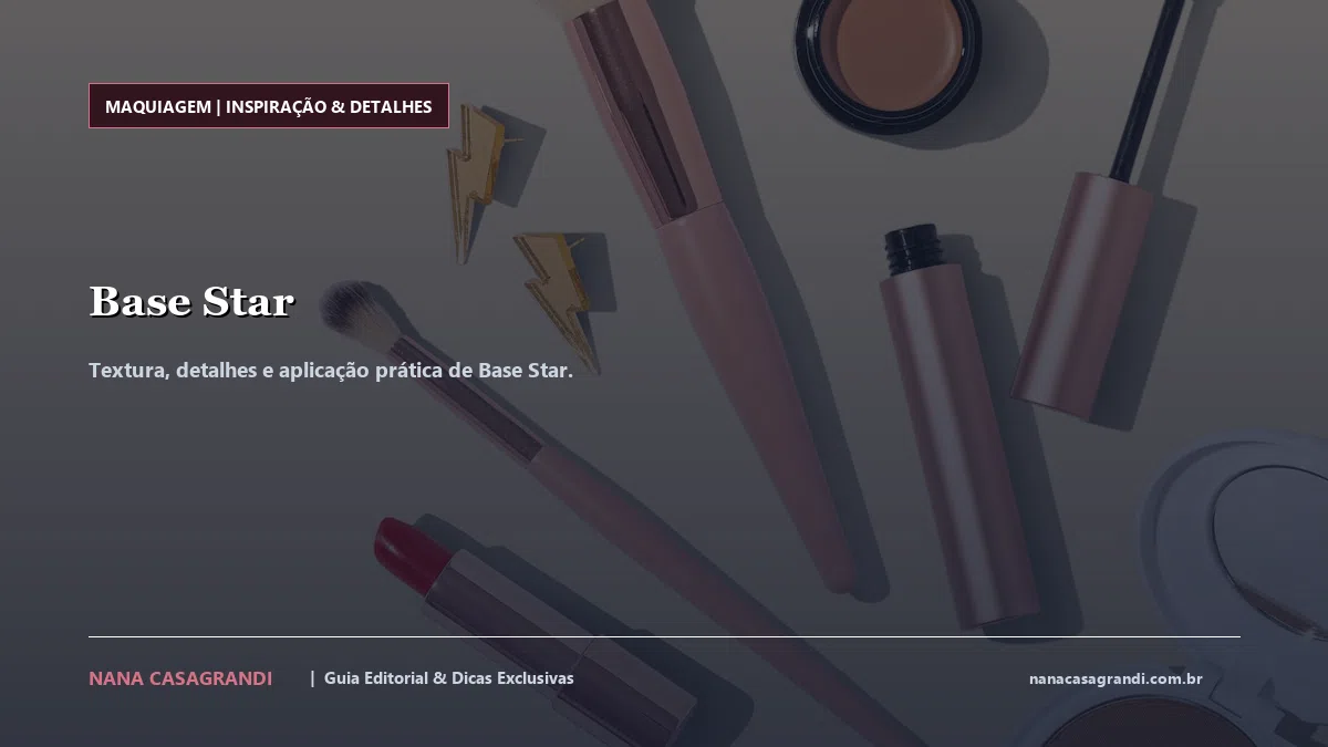 Detalhes de textura e aplicação do Base Star