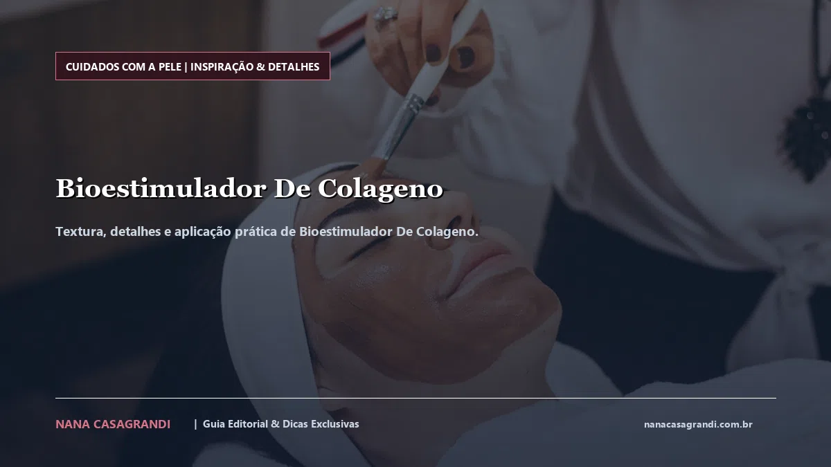 Detalhes de textura e aplicação do Bioestimulador De Colageno