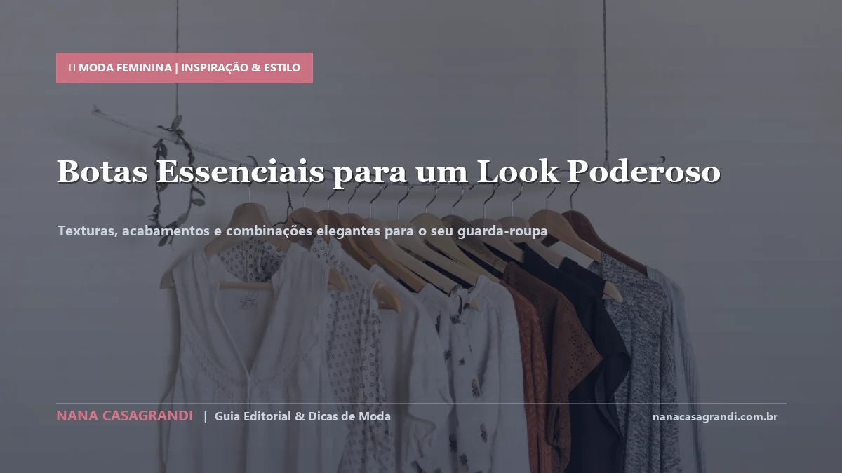 Detalhes de textura e aplicação do Botas Femininas Elegantes