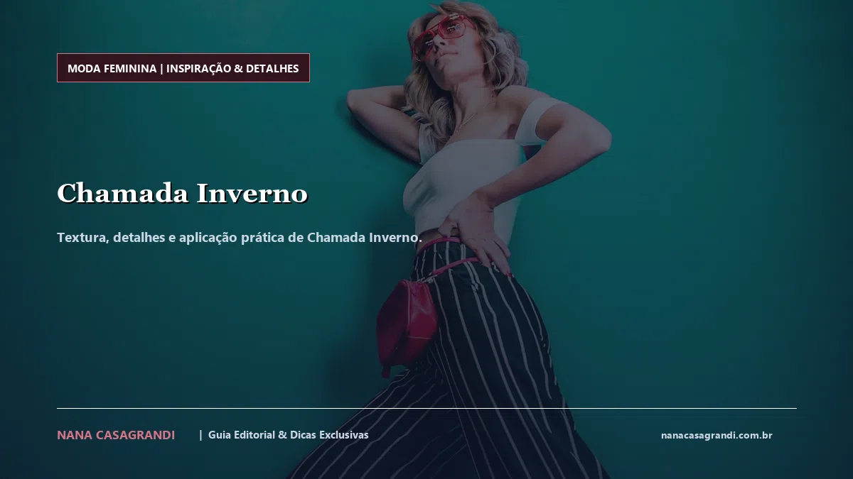 Detalhes de textura e aplicação do Chamada Inverno