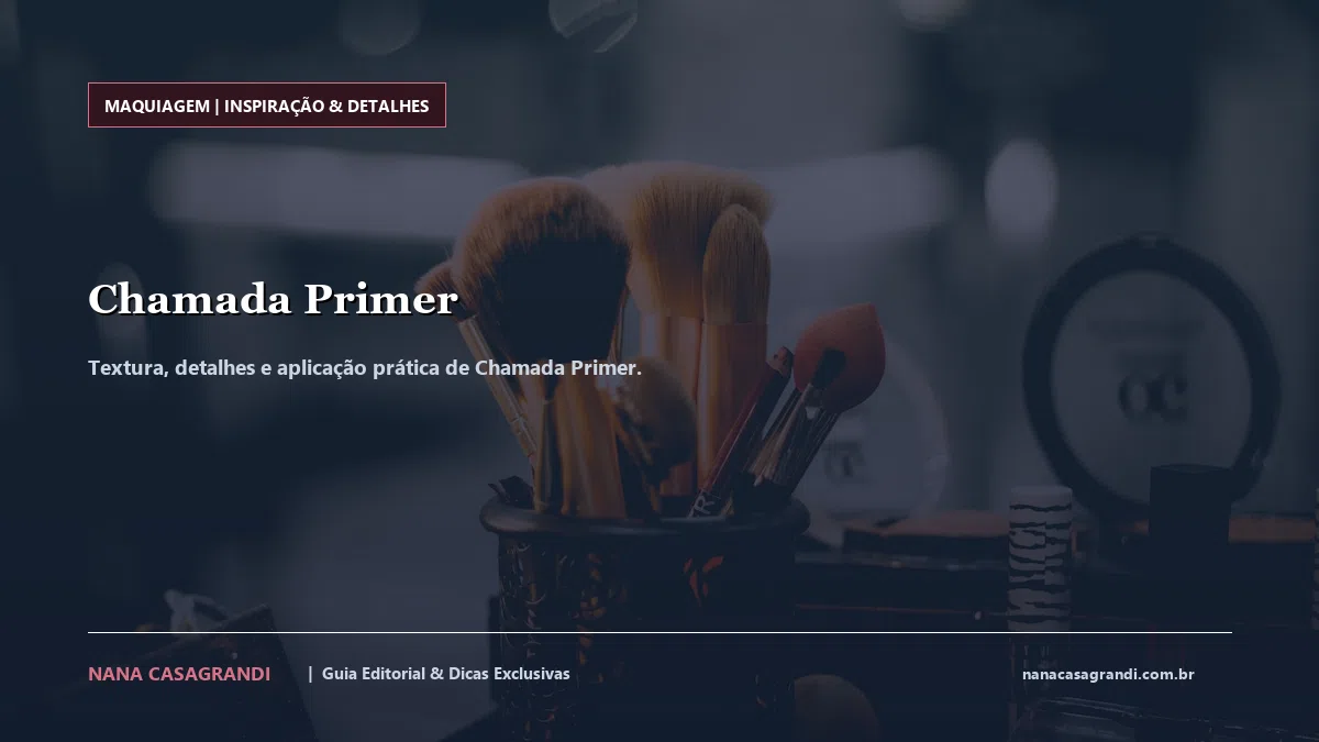Detalhes de textura e aplicação do Chamada Primer