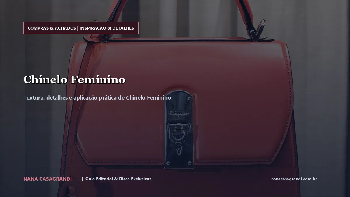 Detalhes de textura e aplicação do Chinelo Feminino