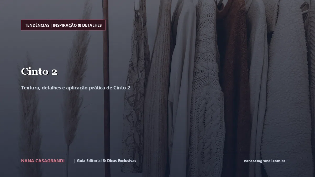 Detalhes de textura e aplicação do Cinto 2