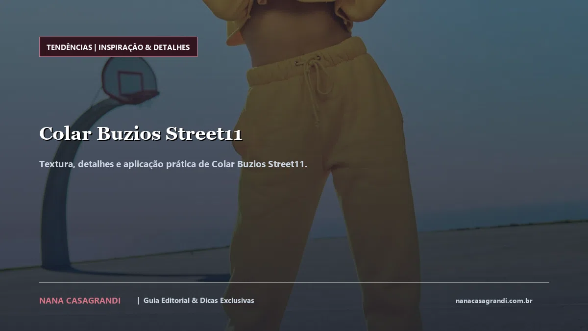 Detalhes de textura e aplicação do Colar Buzios Street11