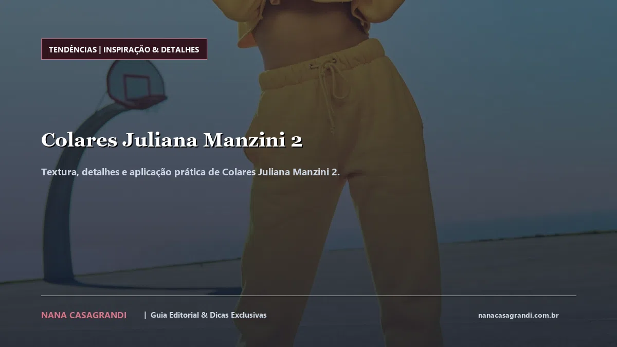 Detalhes de textura e aplicação do Colares Juliana Manzini 2
