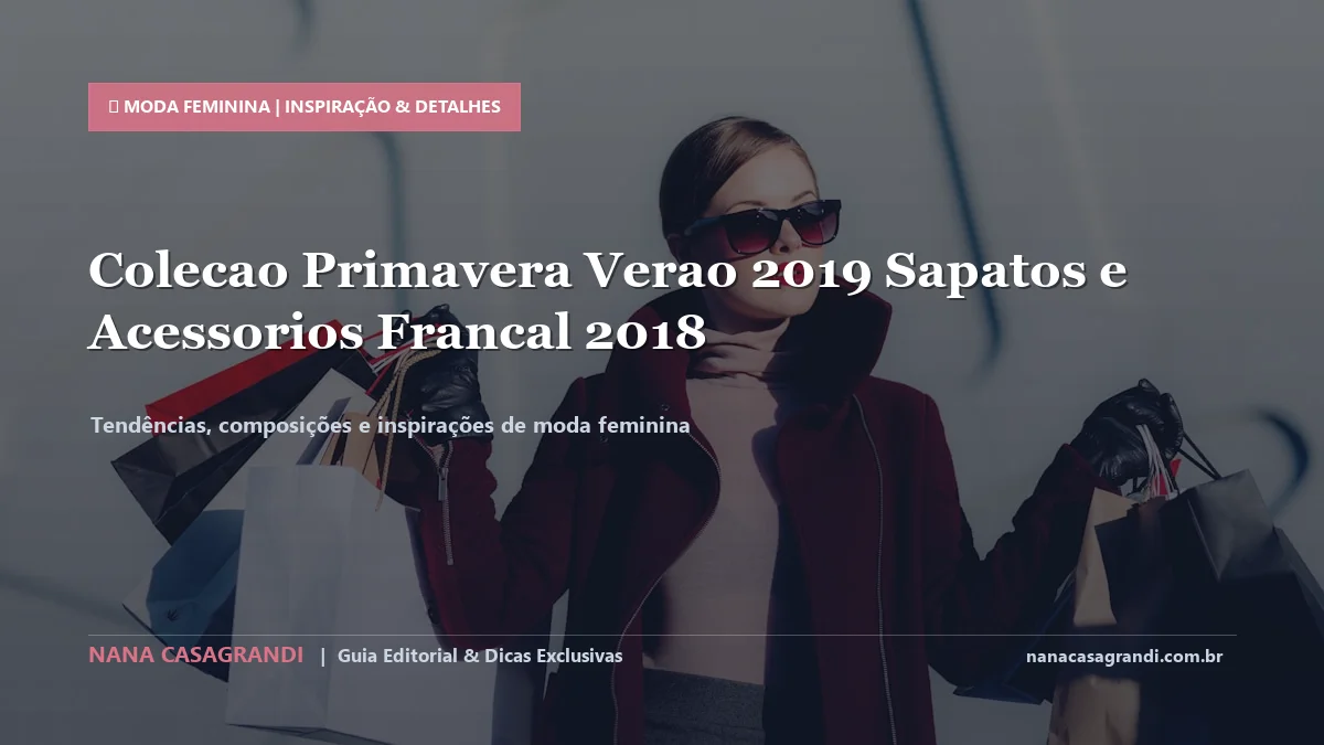 Detalhes de textura e aplicação do Tendências de Sapatos na Francal