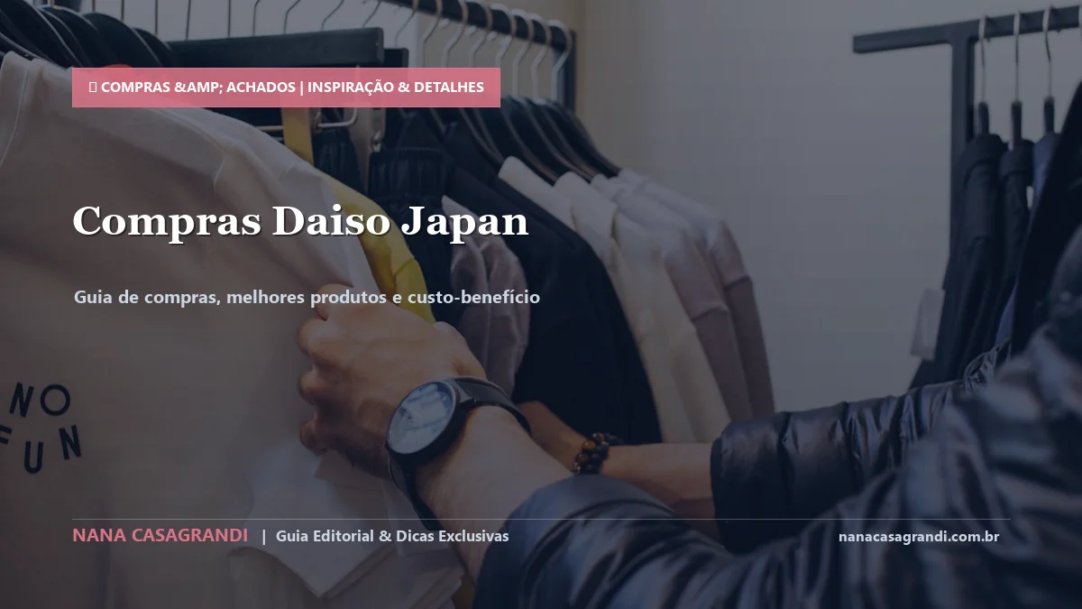 Detalhes de textura e aplicação do Compras Úteis na Daiso Japan