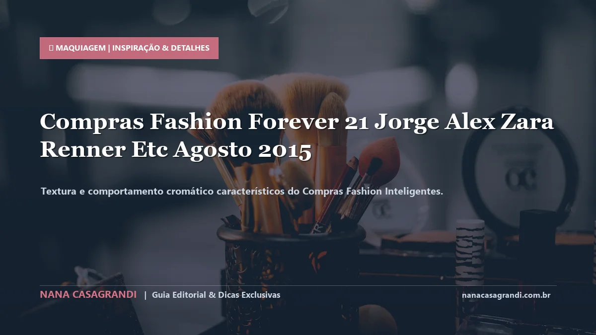 Detalhes de textura e aplicação do Compras Fashion Inteligentes