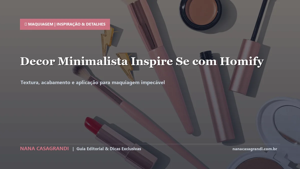 Detalhes de textura e aplicação do Decoração Minimalista para Casa