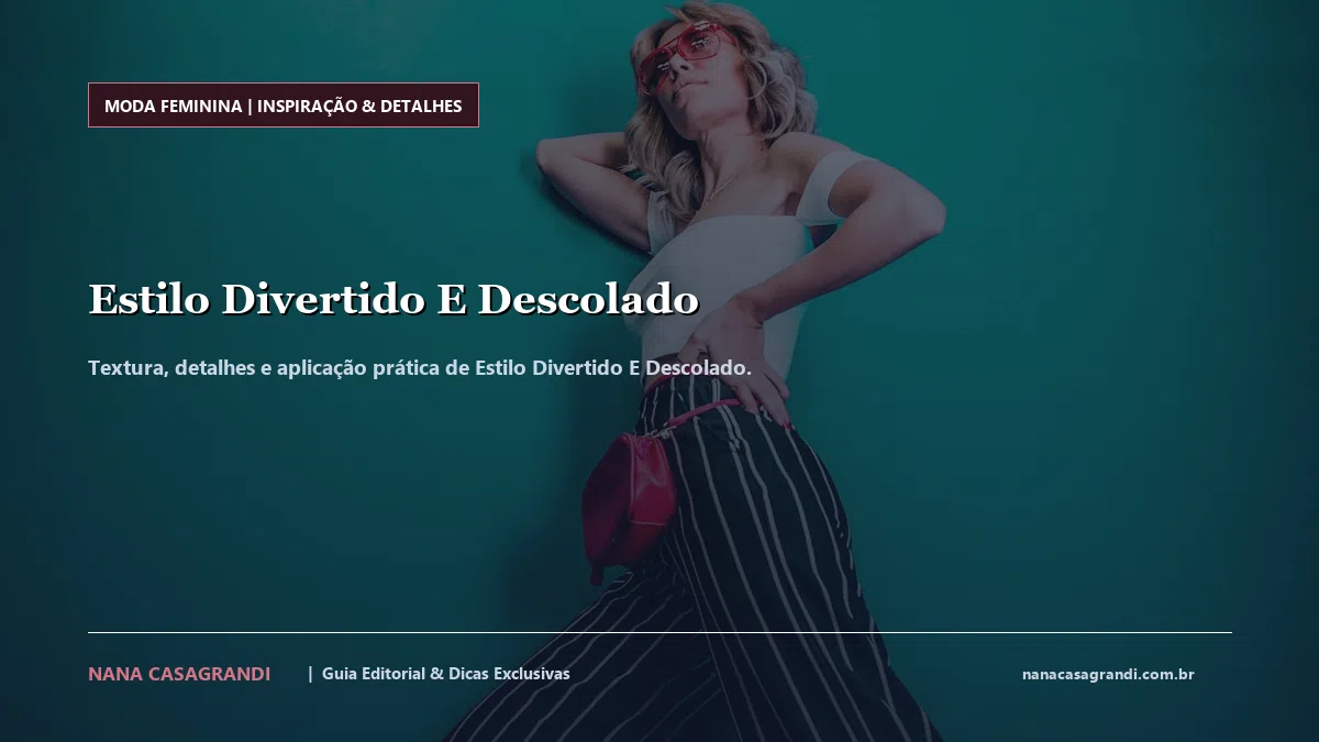 Detalhes de textura e aplicação do Estilo Divertido E Descolado