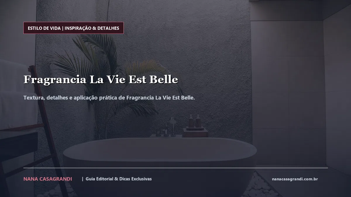 Detalhes de textura e aplicação do Fragrancia La Vie Est Belle