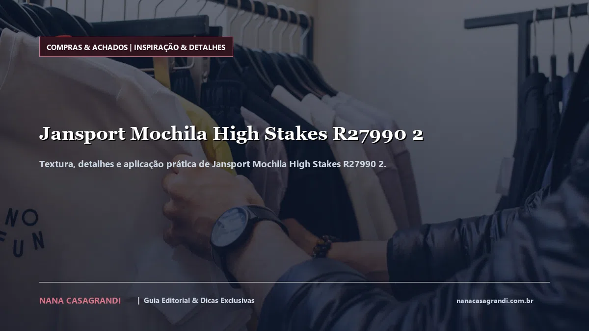 Detalhes de textura e aplicação do Jansport Mochila High Stakes R27990 2