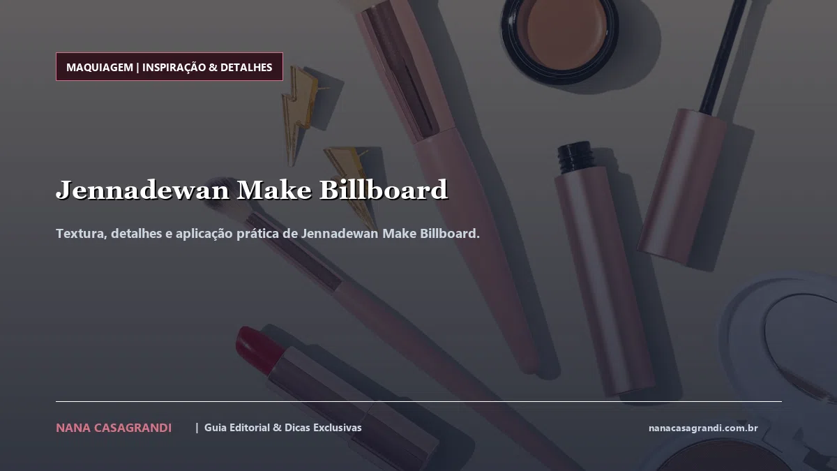 Detalhes de textura e aplicação do Jennadewan Make Billboard