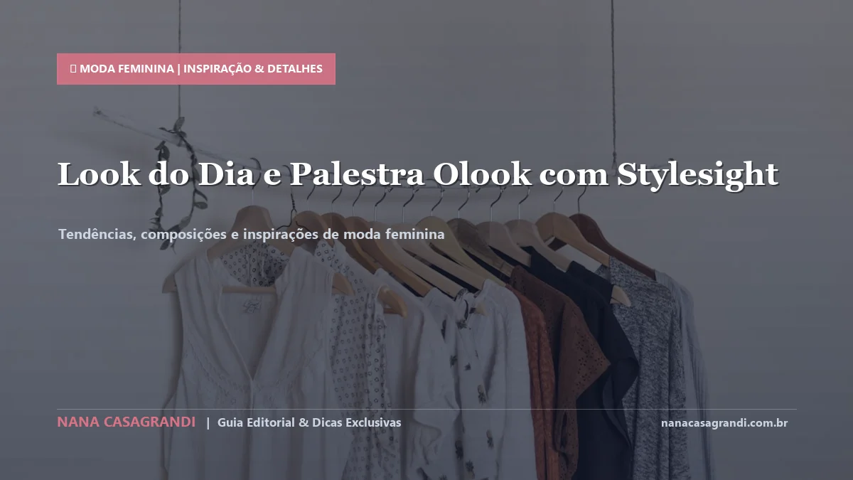 Detalhes de textura e aplicação do Looks Profissionais para Palestras