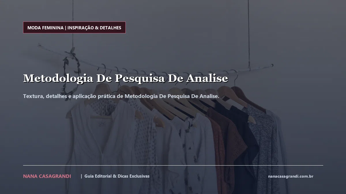 Detalhes de textura e aplicação do Metodologia De Pesquisa De Analise