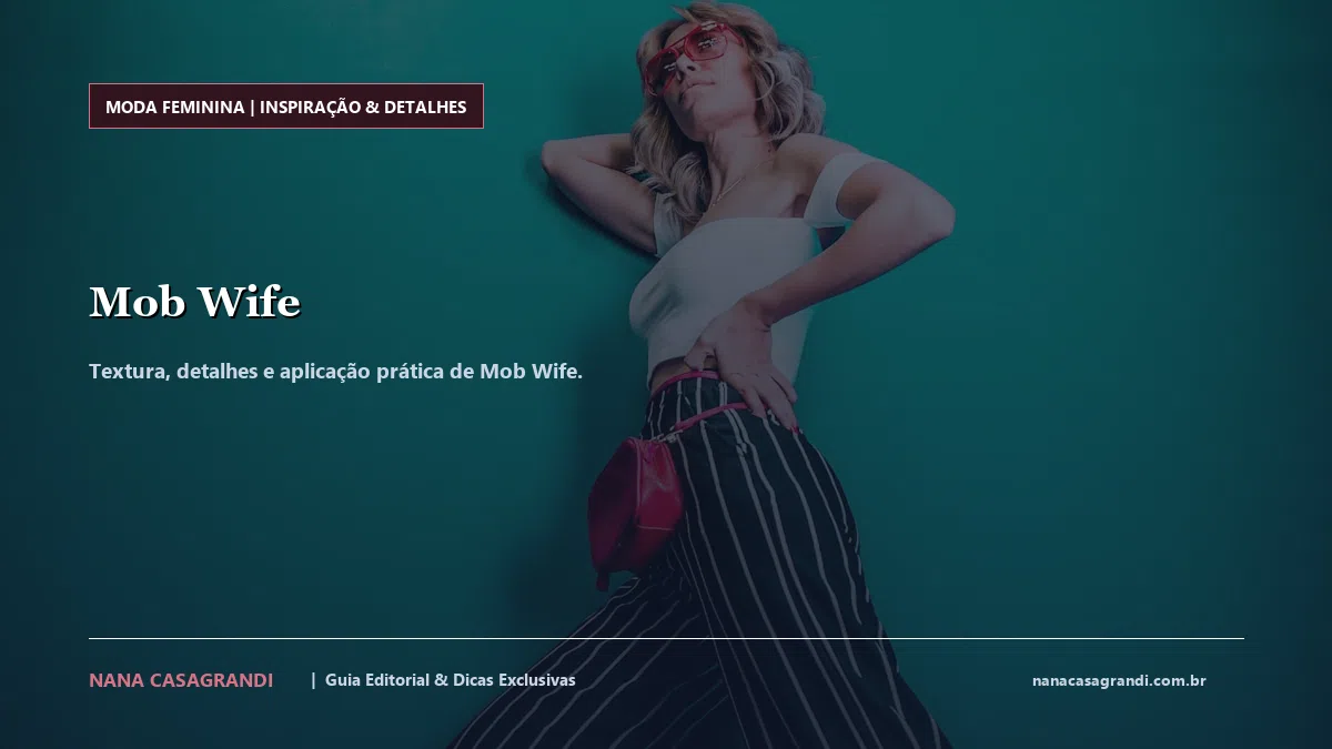 Detalhes de textura e aplicação do Mob Wife