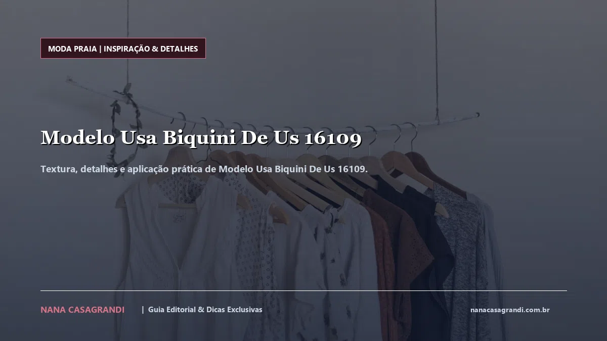 Detalhes de textura e aplicação do Modelo Usa Biquini De Us 16109