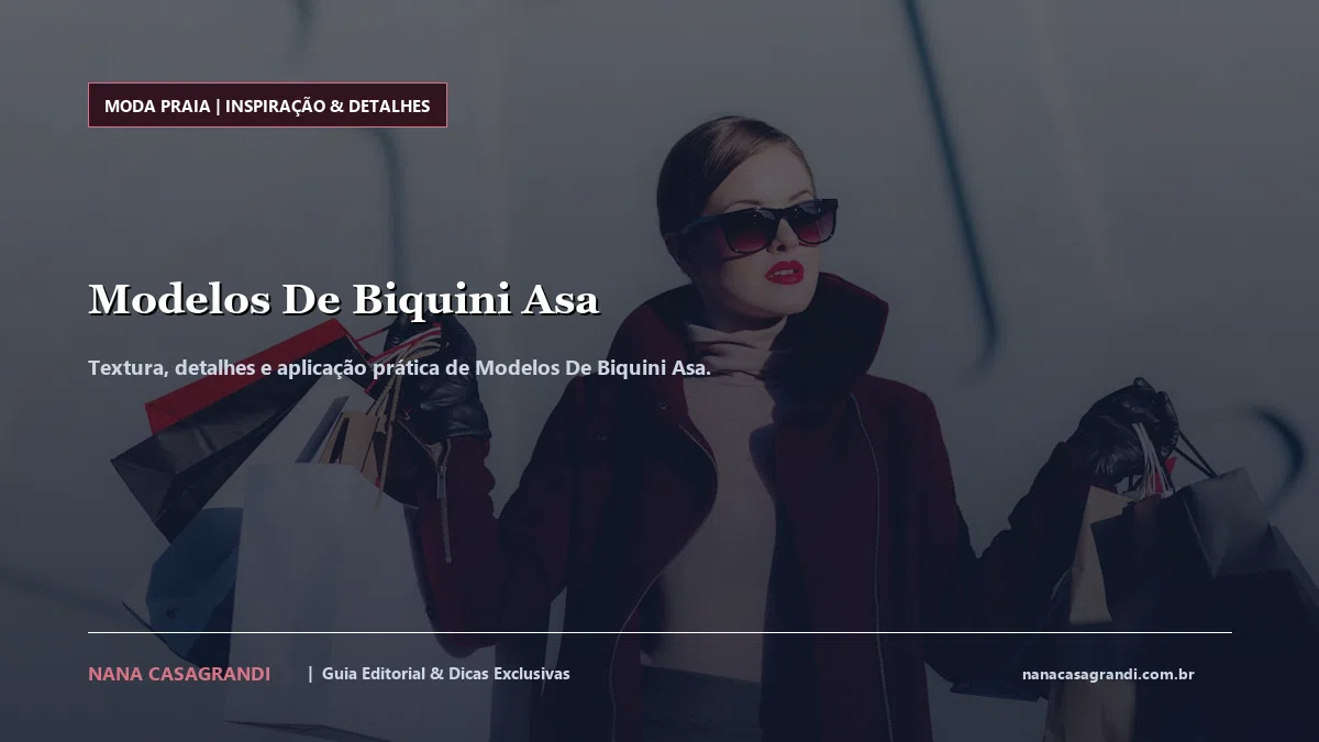 Detalhes de textura e aplicação do Modelos De Biquini Asa