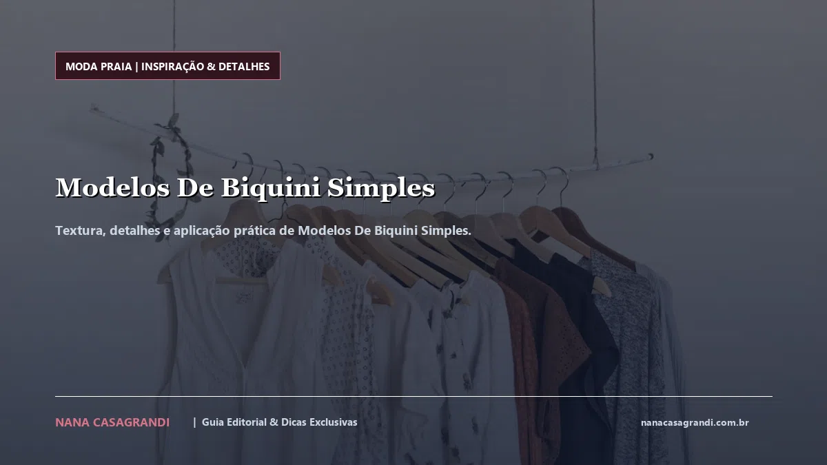 Detalhes de textura e aplicação do Modelos De Biquini Simples