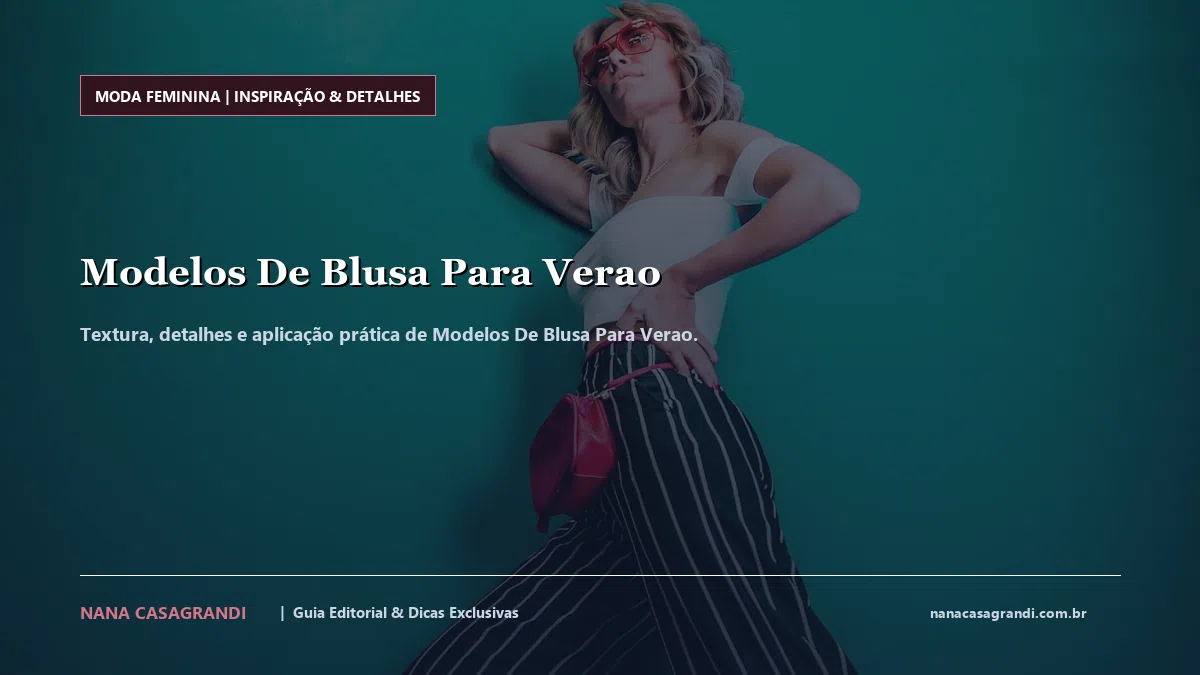 Detalhes de textura e aplicação do Modelos De Blusa Para Verao
