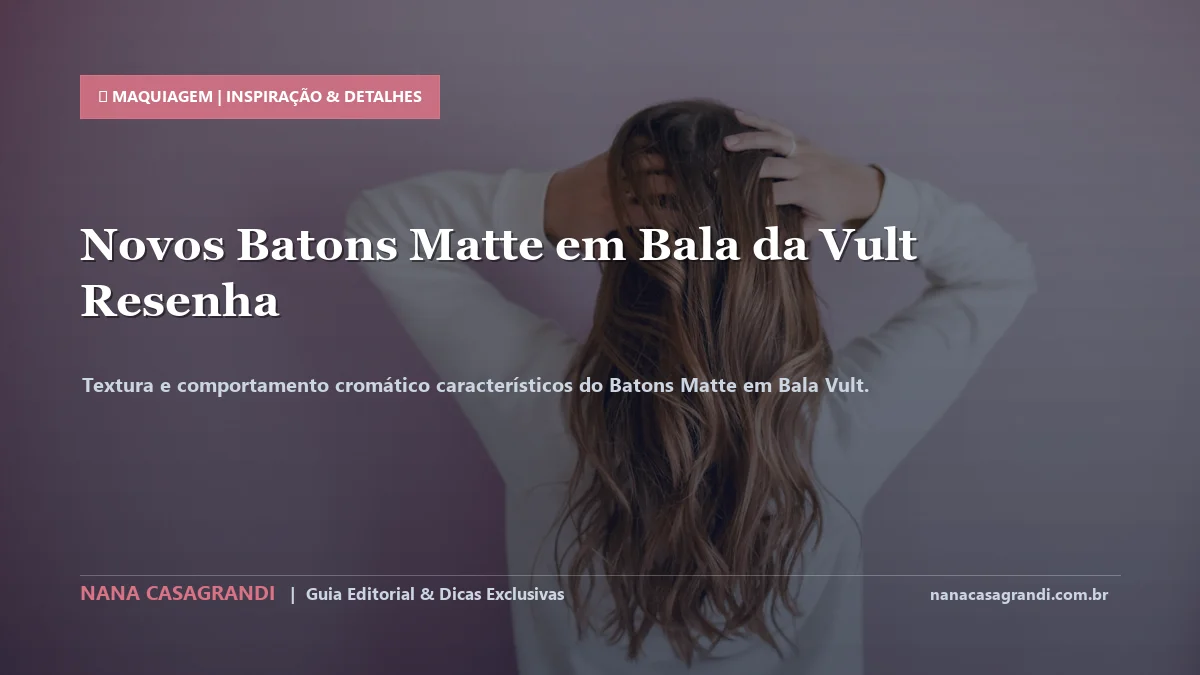 Detalhes de textura e aplicação do Batons Matte em Bala Vult