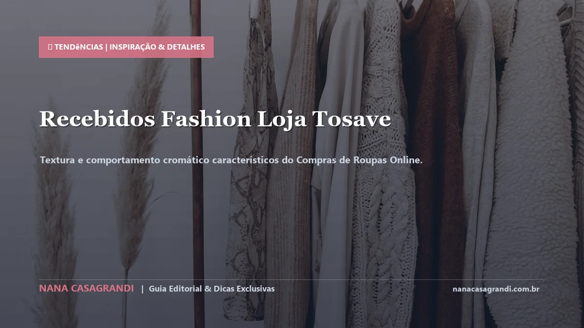 Detalhes de textura e aplicação do Compras de Roupas Online