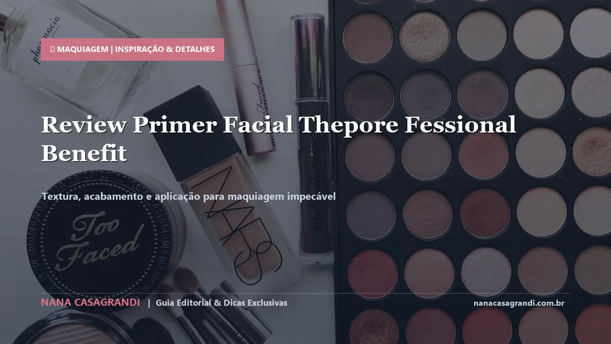 Detalhes de textura e aplicação do Primer The POREfessional Benefit