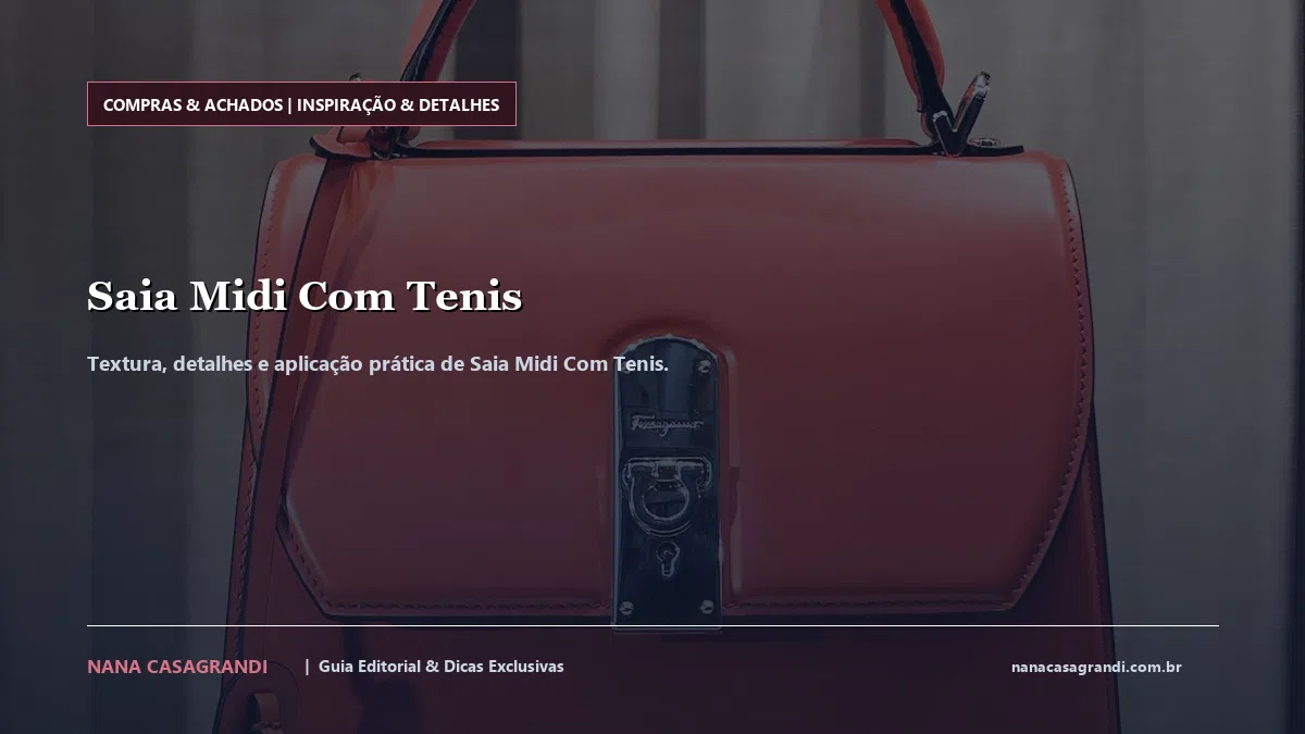 Detalhes de textura e aplicação do Saia Midi Com Tenis