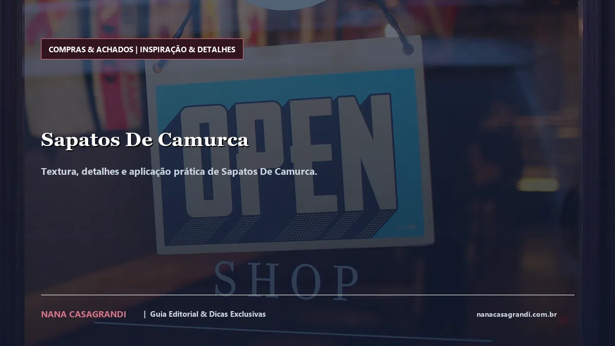 Detalhes de textura e aplicação do Sapatos De Camurca