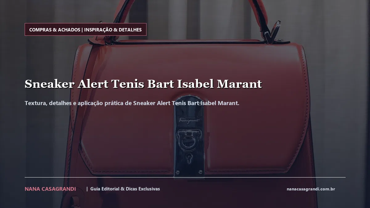 Detalhes de textura e aplicação do Sneaker Alert Tenis Bart Isabel Marant