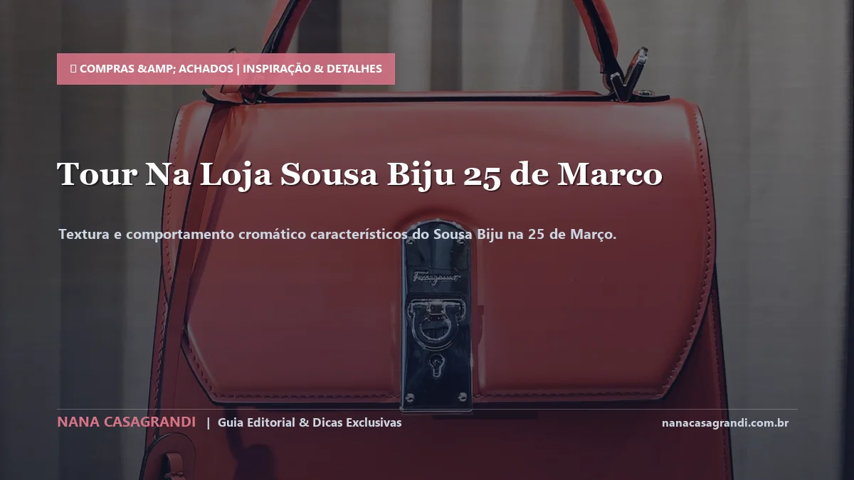 Detalhes de textura e aplicação do Sousa Biju na 25 de Março
