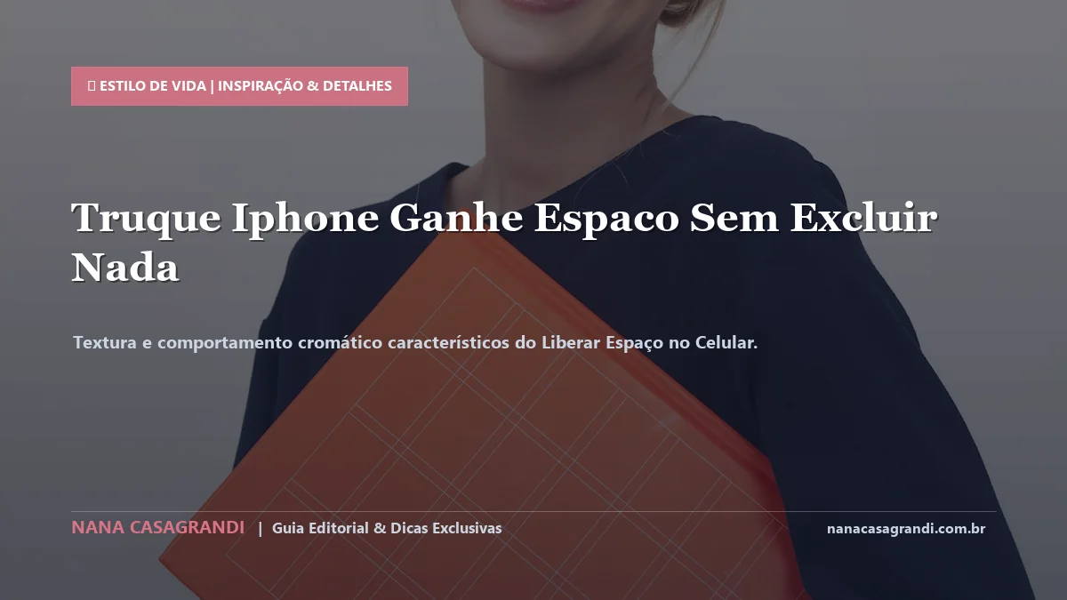 Detalhes de textura e aplicação do Liberar Espaço no Celular