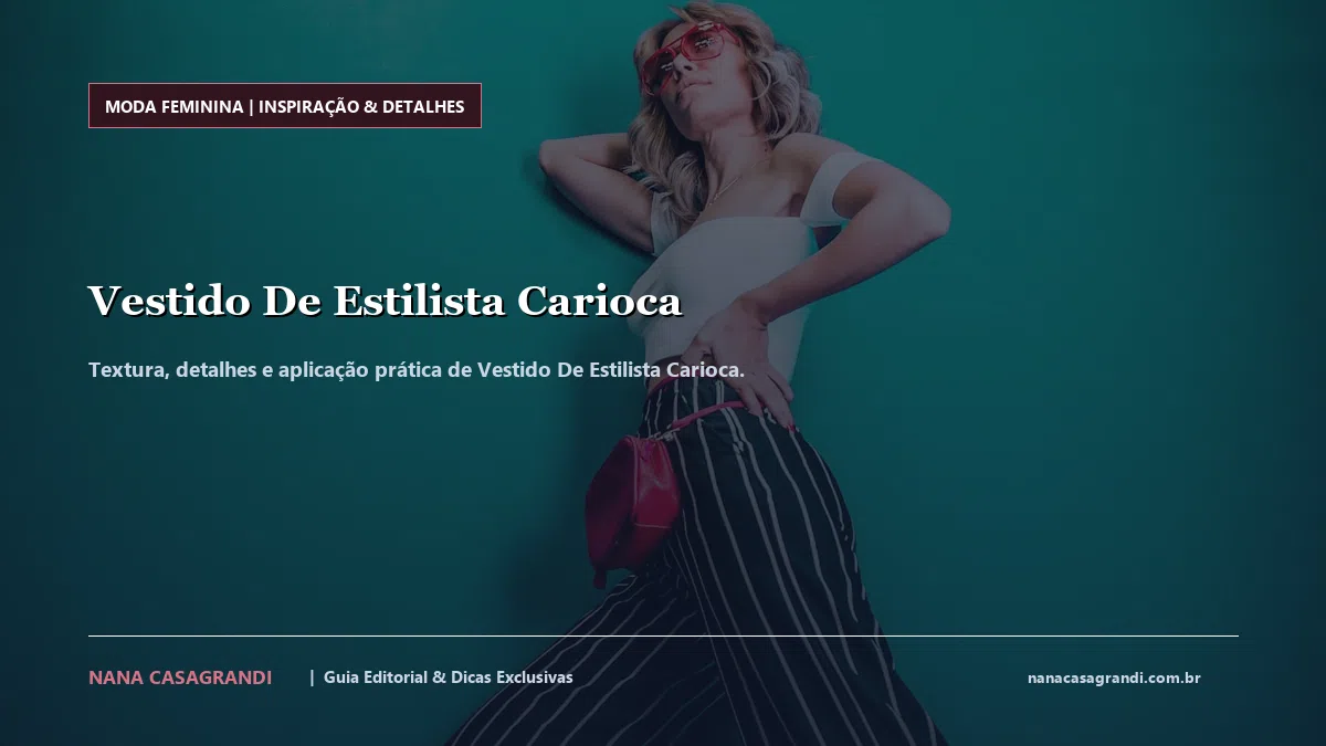 Detalhes de textura e aplicação do Vestido De Estilista Carioca